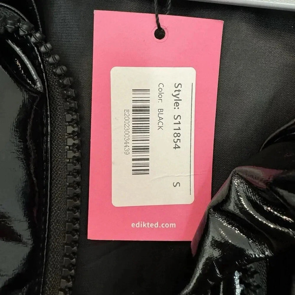 Edikted Neo Puffer Vest Black Small - Picture 7 of 7